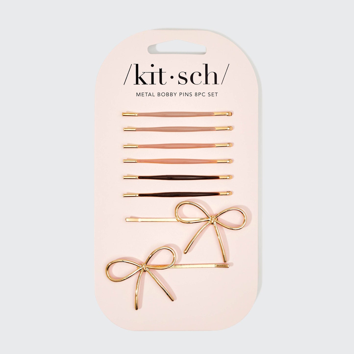 Cloud & Bow Bobby Pins  - 8pc Set