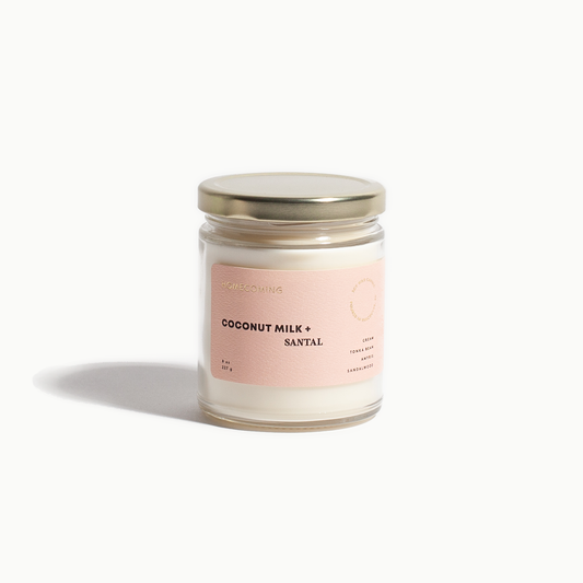 Coconut Milk + Santal Soy Wax Candle