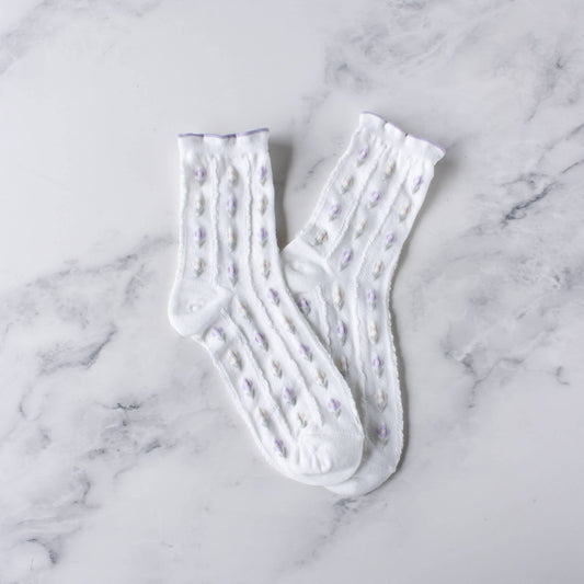 Pastel Color Floral -  Ivory