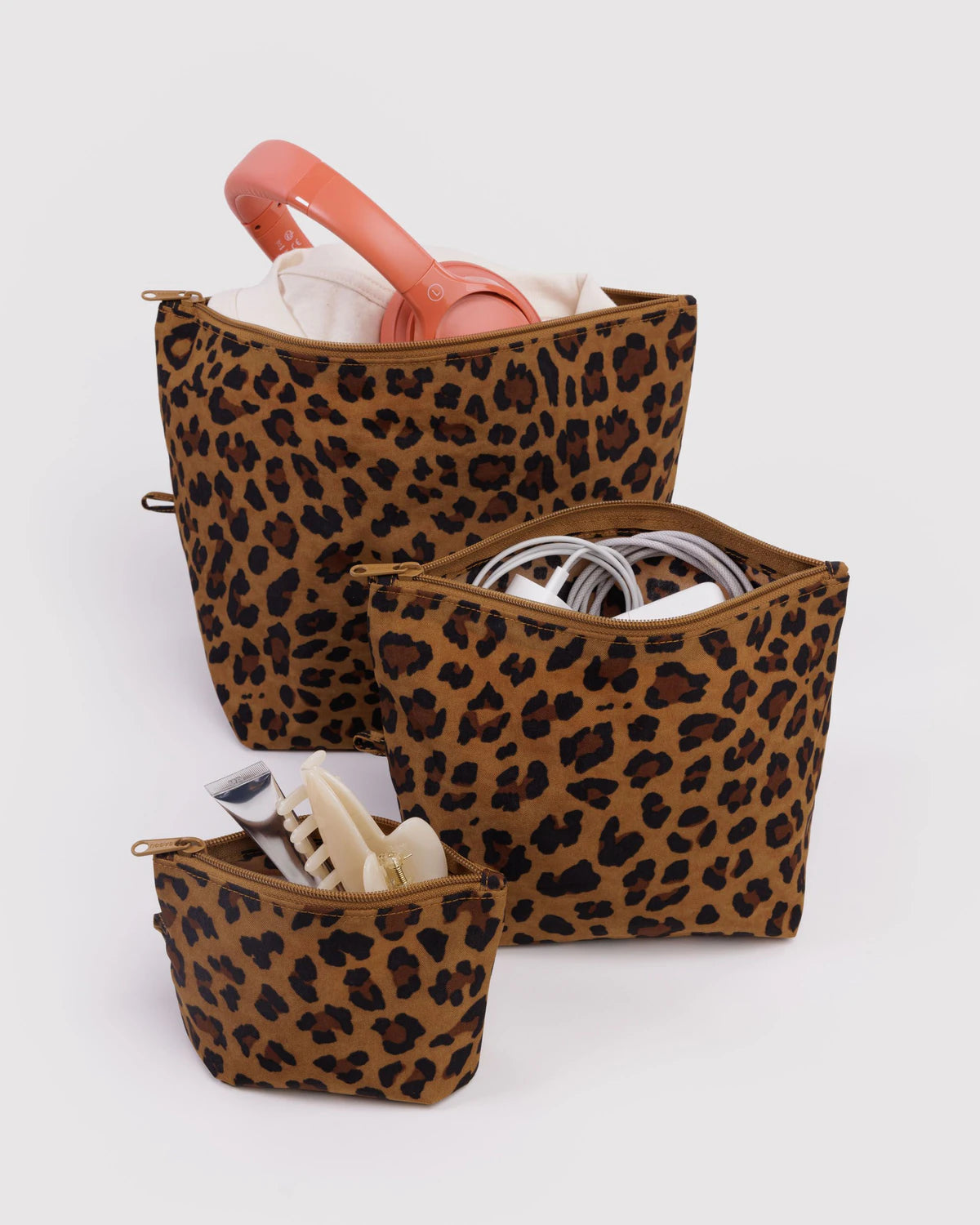 Go Pouch Set  - Leopard