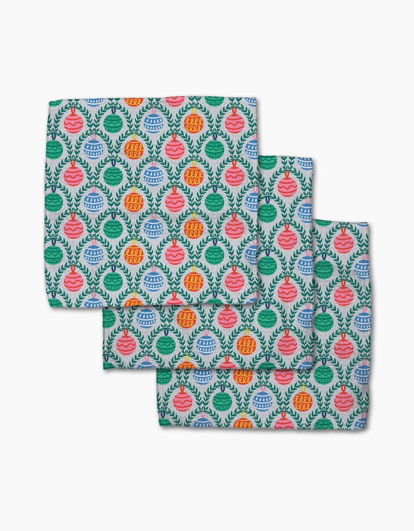 Dishcloth Set - Christmas Ornaments