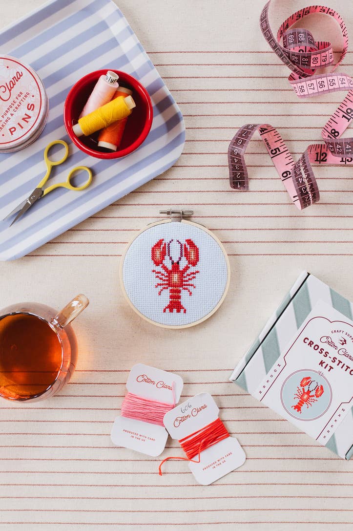 Cross Stitch Kit - Lobster