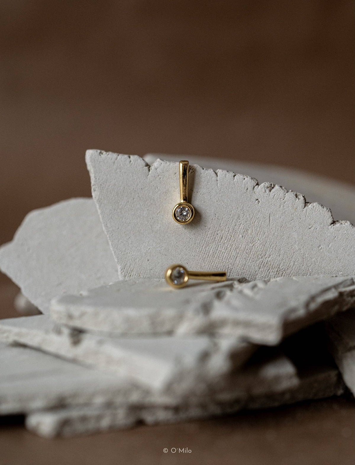 Delicate Graceful Drops - Gold