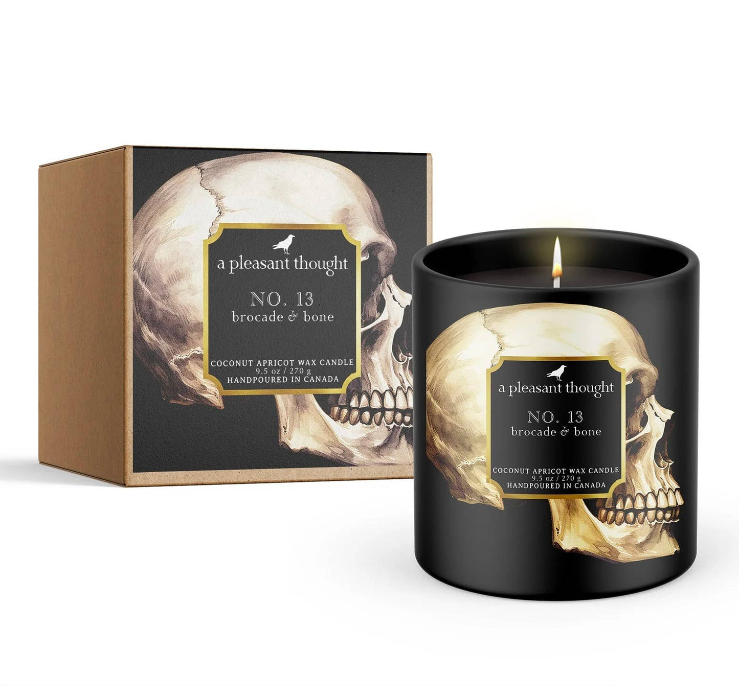 A Pleasant Thought - NO. 13 | BROCADE & BONE | RAVEN CANDLE