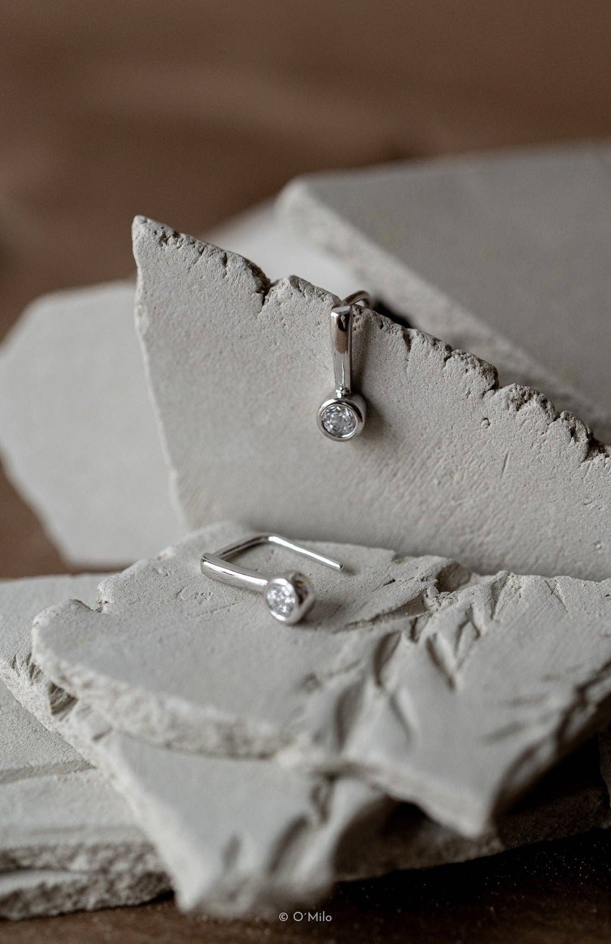 Delicate Graceful Drops - Silver