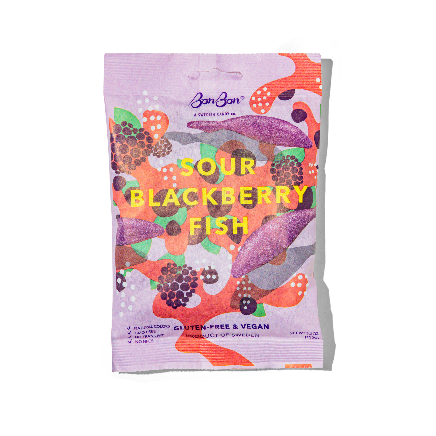 Sour Blackberry Fish - Swedish Candy
