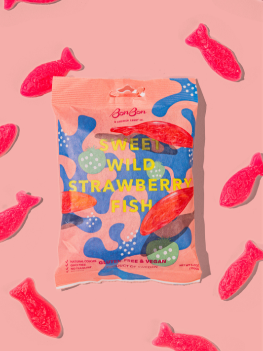 Swedish Candy - Sweet Wild Strawberry Fish