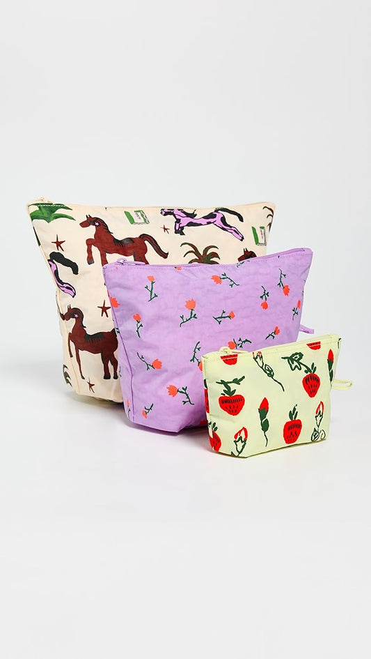 Go Pouch Set -  Painted Prairie