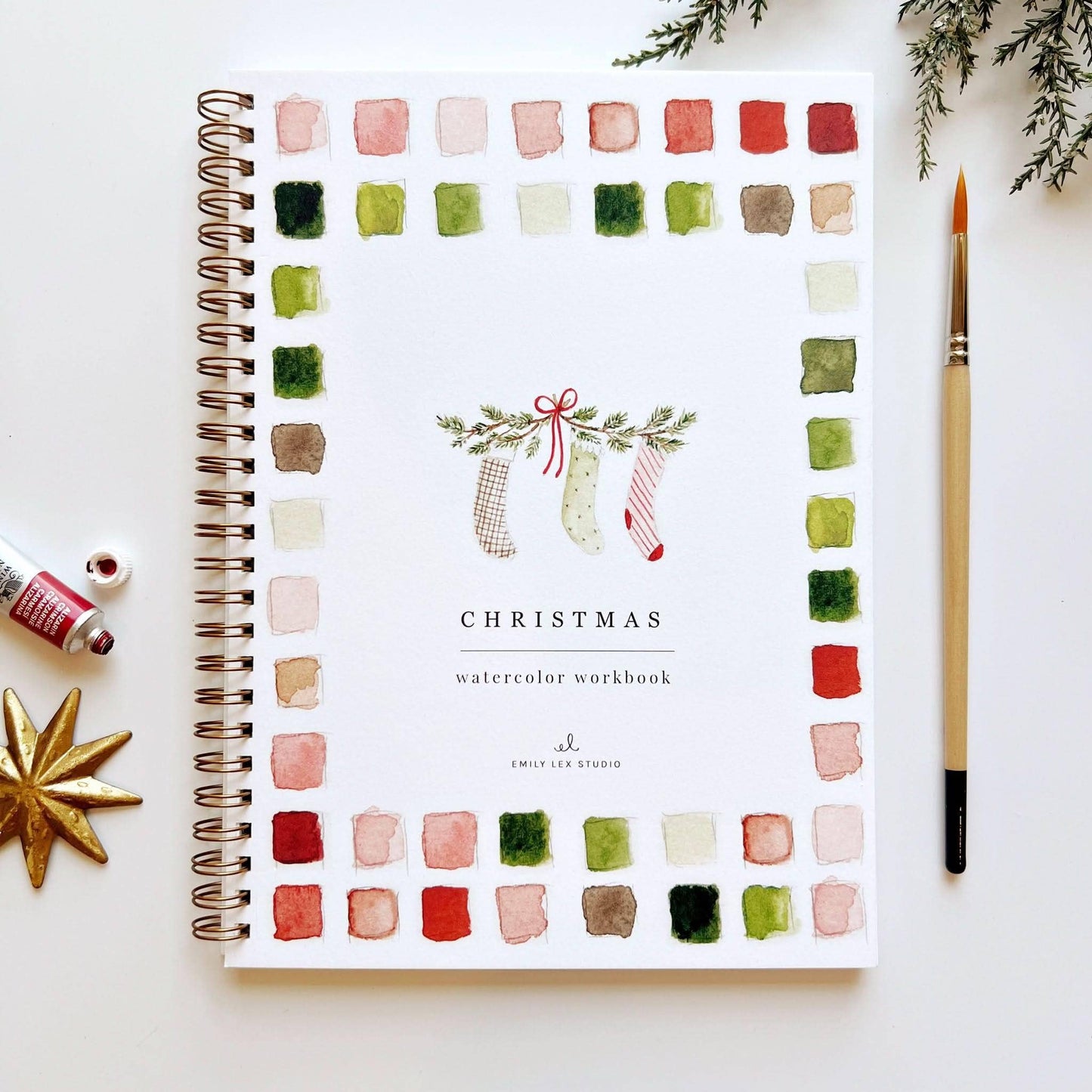 Watercolor Workbook - Christms