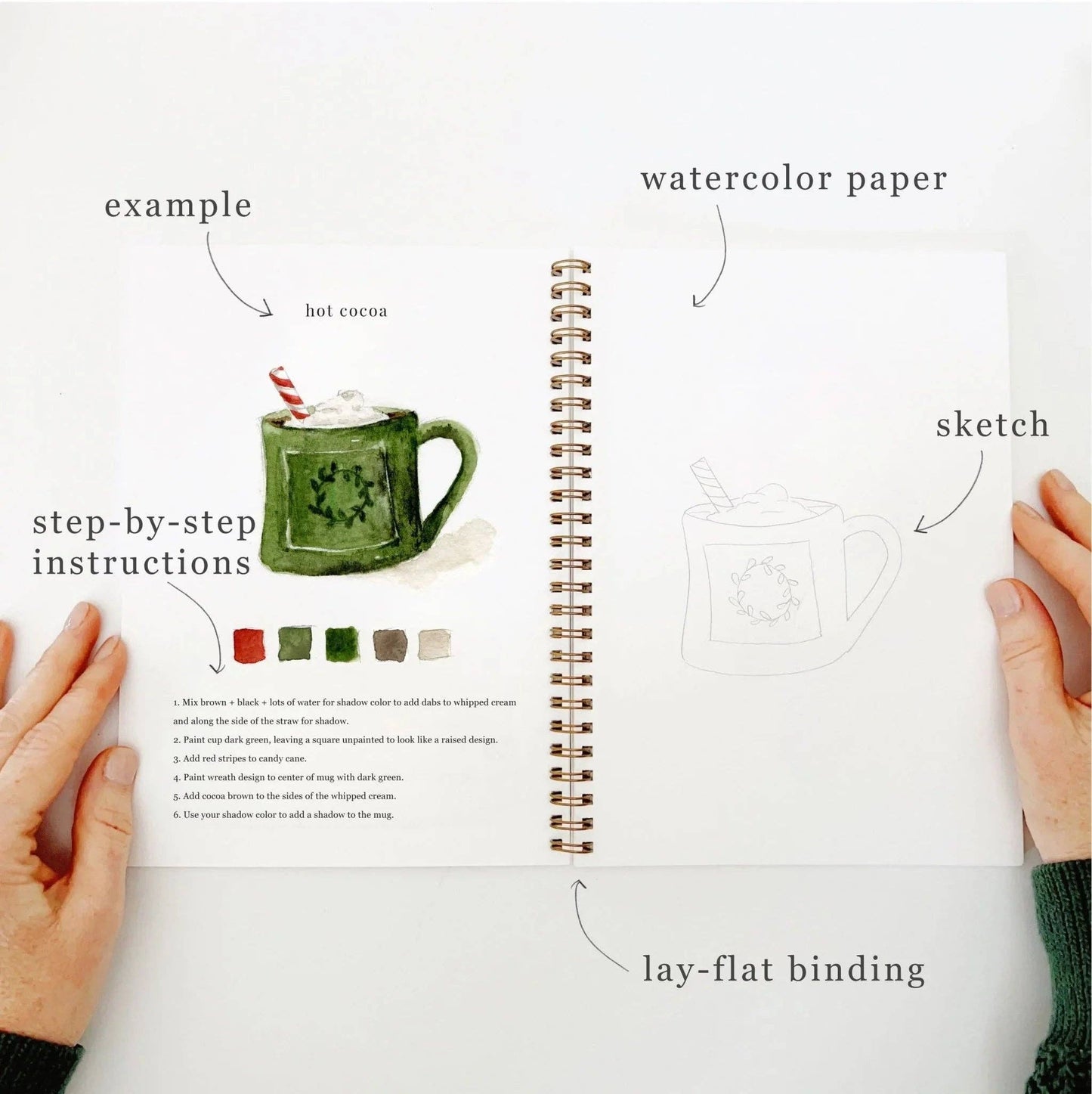 Watercolor Workbook - Christms