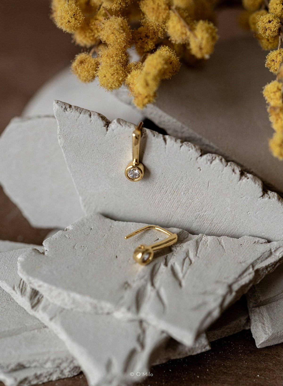 Delicate Graceful Drops - Gold