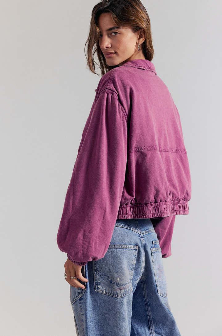 Free People Birdie Washed Jacket