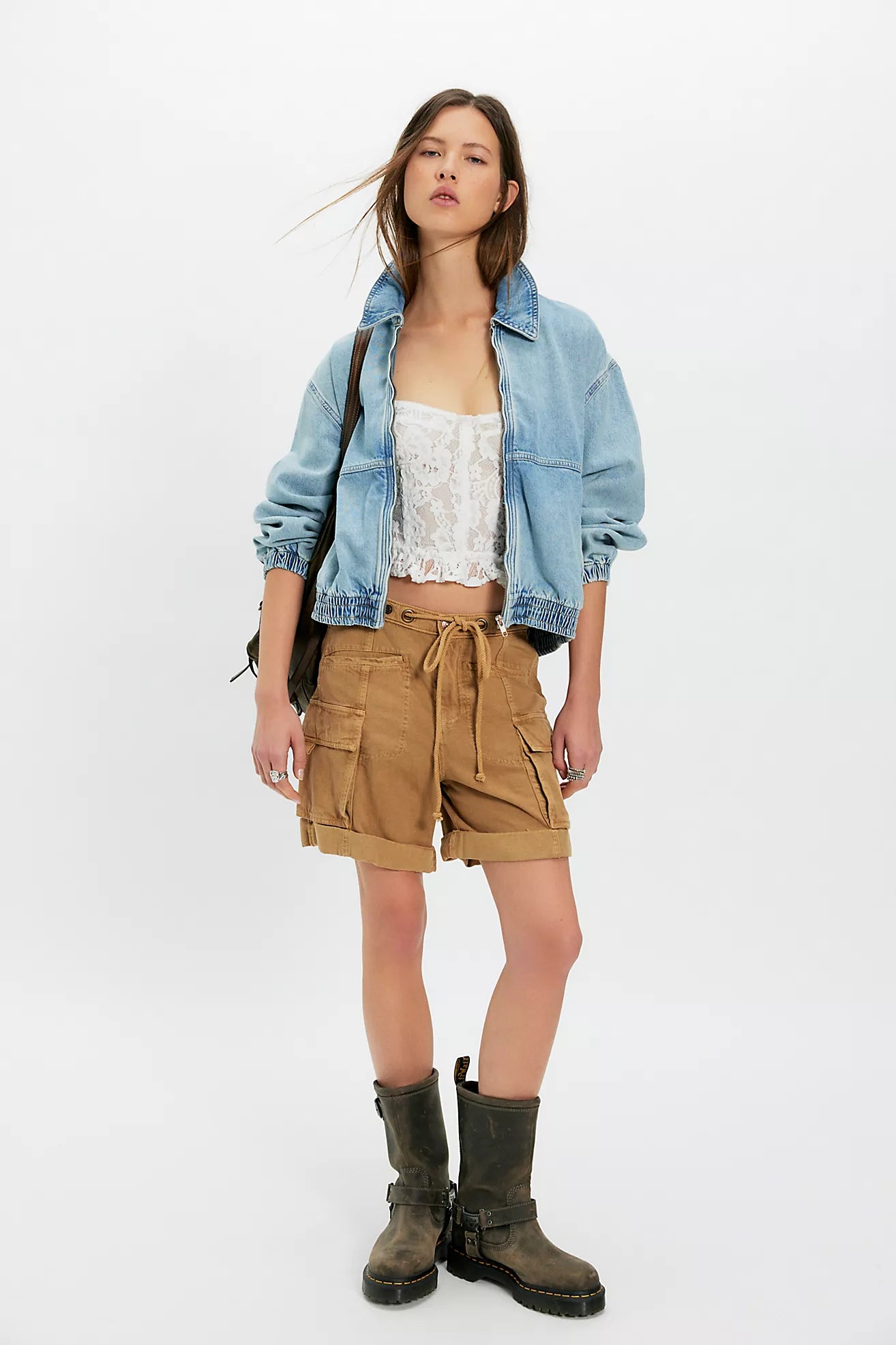 Free People Birdie Denim Jacket