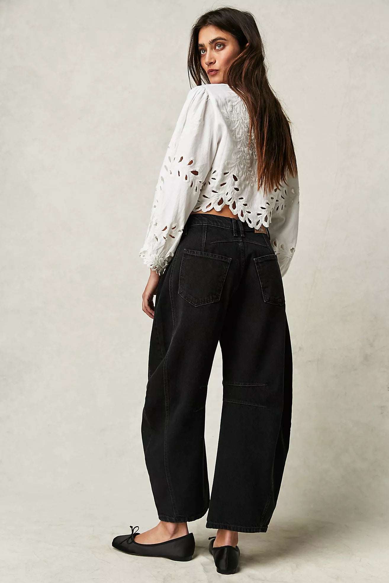 Free People Good Luck Barrel Jean - Soundwave