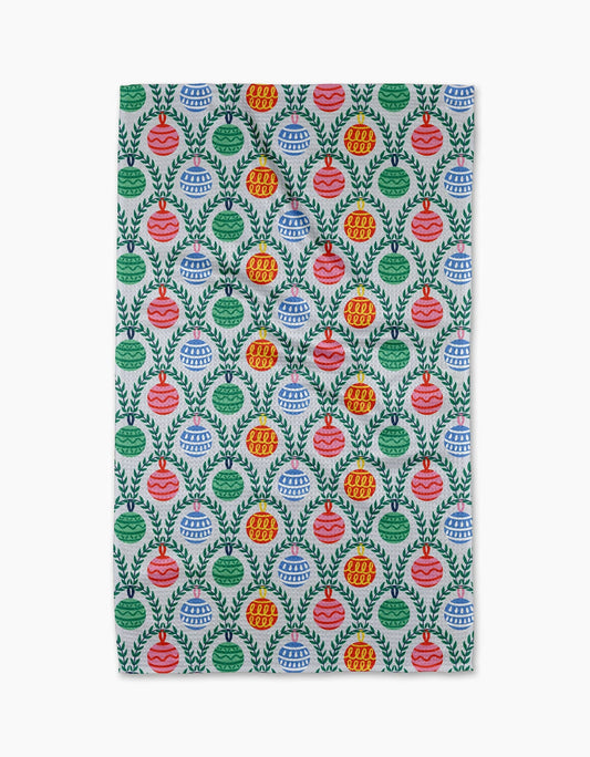 Tea Towel - Christmas Ornaments