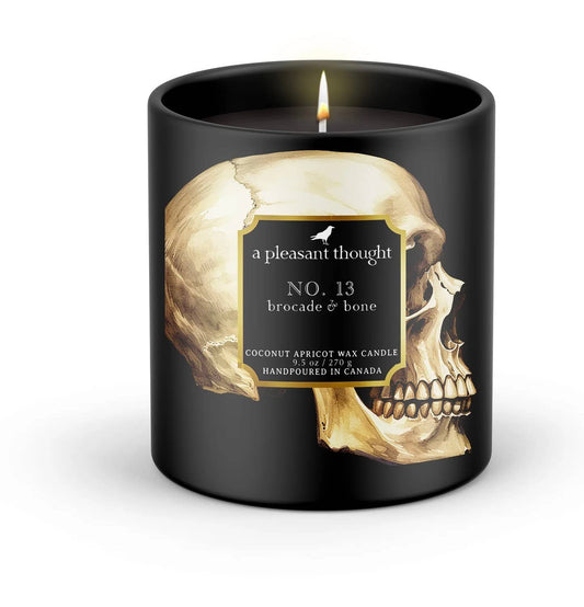 A Pleasant Thought - NO. 13 | BROCADE & BONE | RAVEN CANDLE