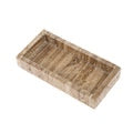 RECTANGULAR TRAVERTINE TRAY