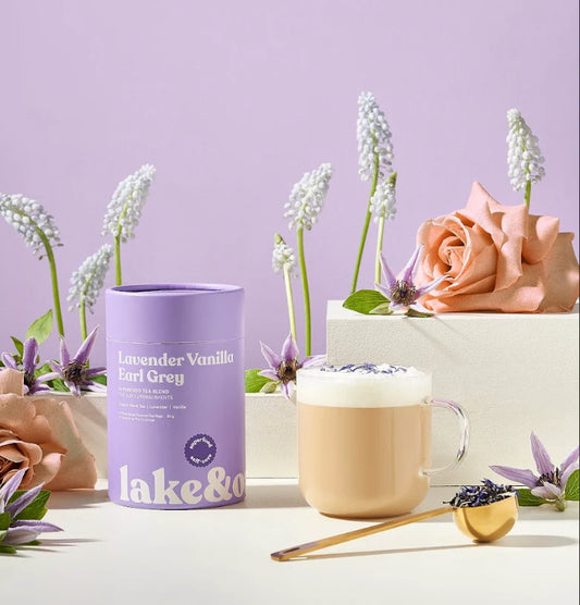 Lake & Oak Tea Canister - Lavender Vanilla Earl Grey
