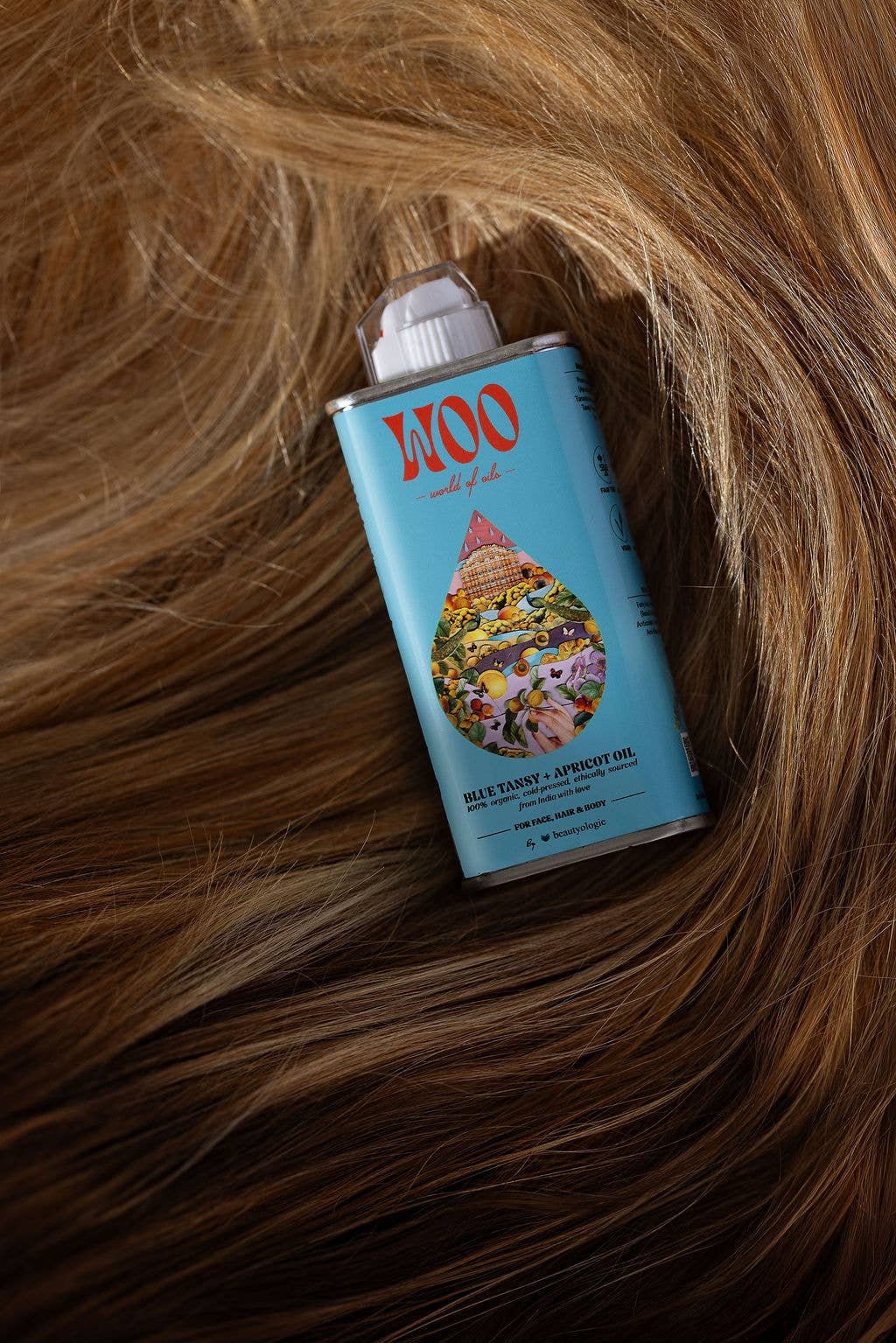 Blue Tansy + Apricot Oil, 100% Organic
