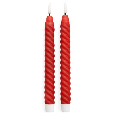LED Taper Candle -  Twisted