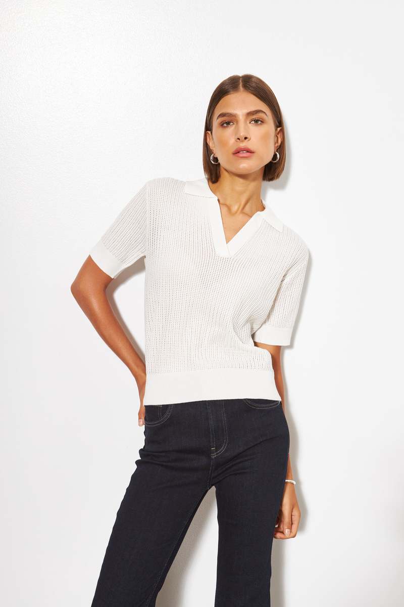 Line The Label Emery collared knit