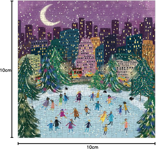 500 Piece - Merry Moonlight Skaters