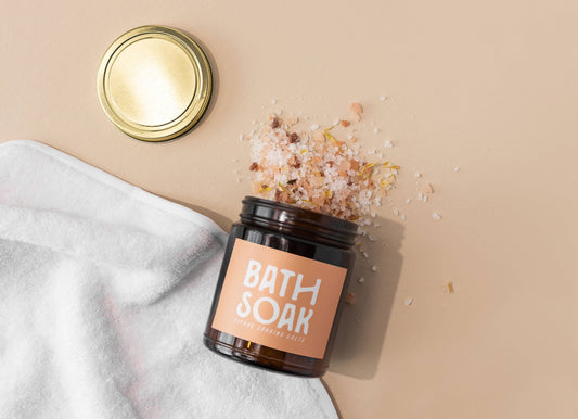 Bath Soak - Himalayan and Dead Sea salt: Santal