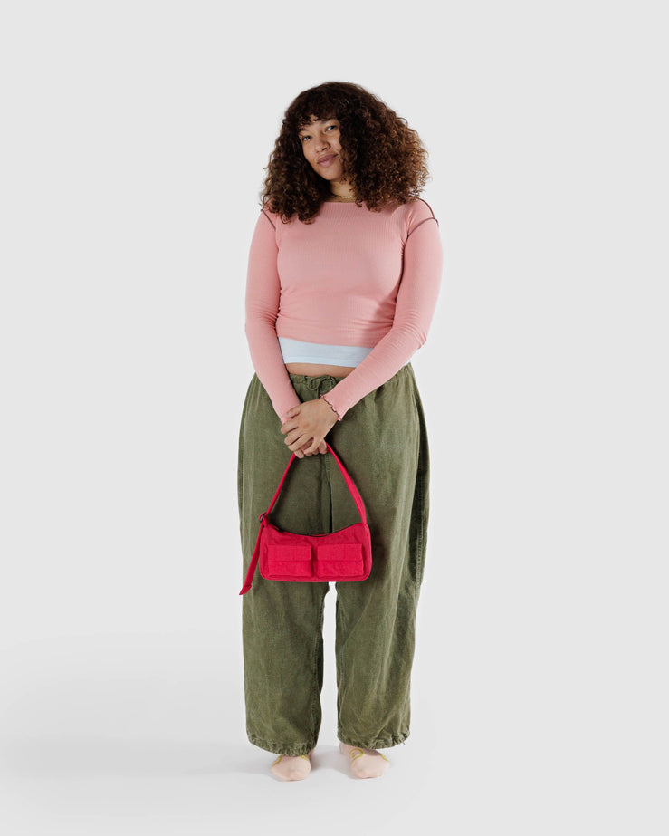 Cargo Shoulder Bag - Candy Apple
