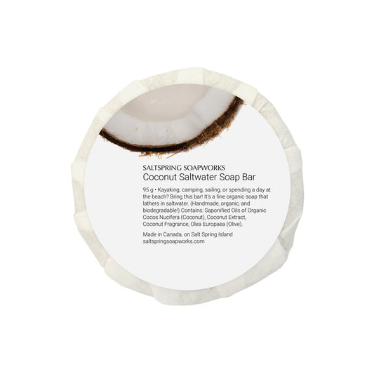 Soap -Coconut Saltwater Soap Bar