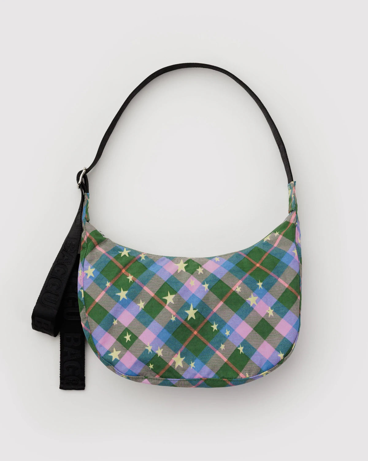 Crescent Bag - Medium - Star Plaid