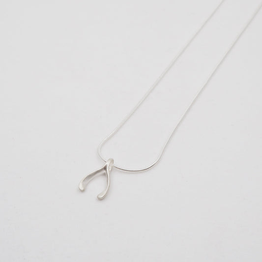 Lisa Fletcher - Sterling Silver Wishbone Necklace