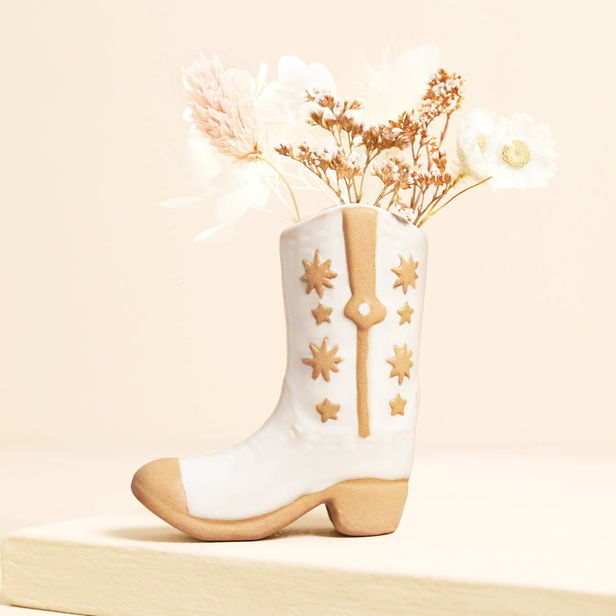 Cowboy Boot Bud Vase