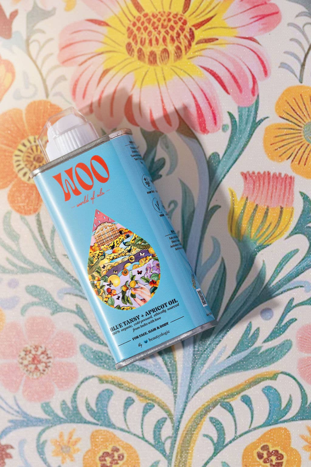 Blue Tansy + Apricot Oil, 100% Organic
