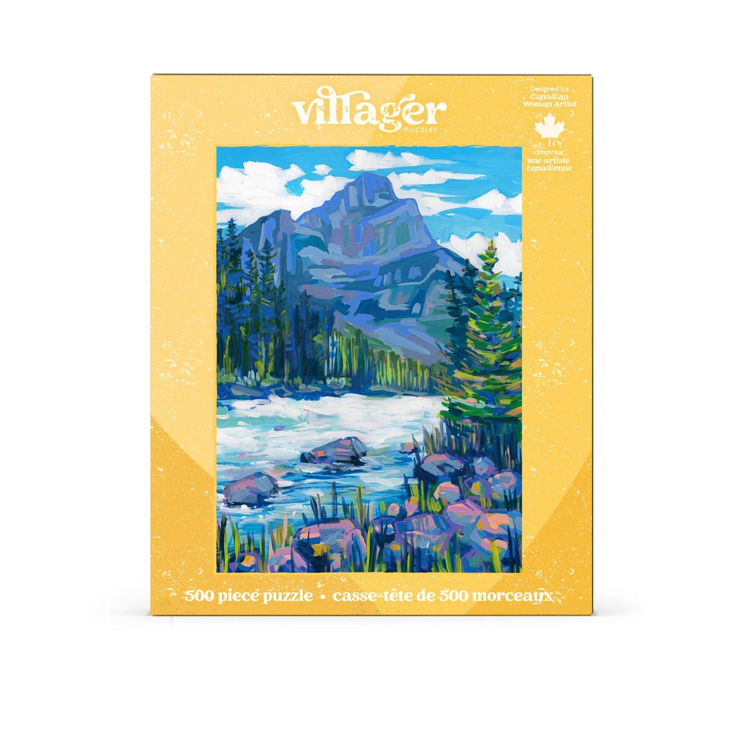 Kicking Horse Mountain | 500-Piece Puzzle| Designed in Canada by Amy Dixon