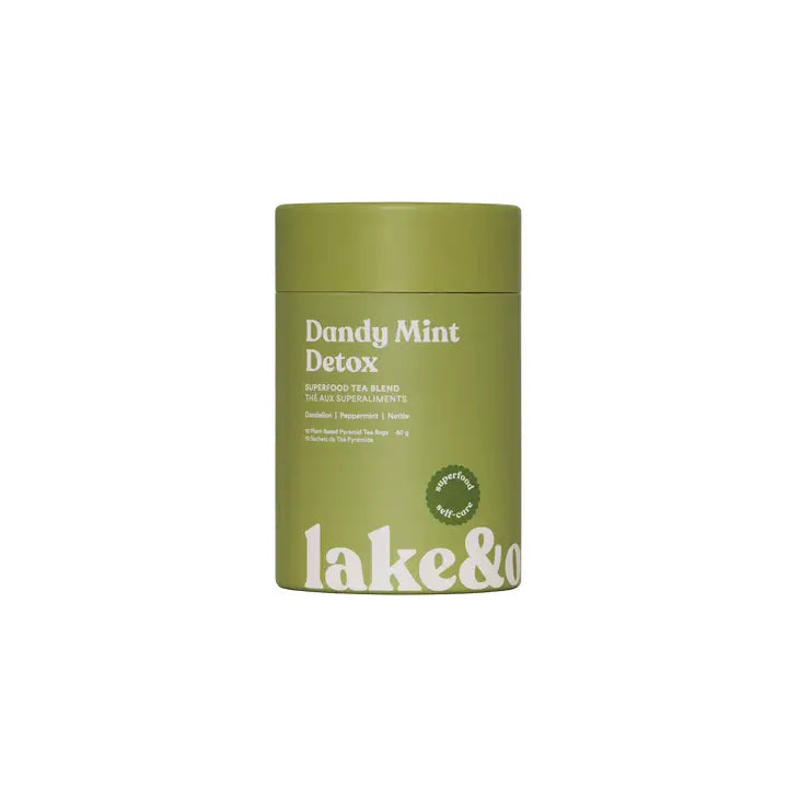 Lake & Oak Tea Canister  - Dandy Mint