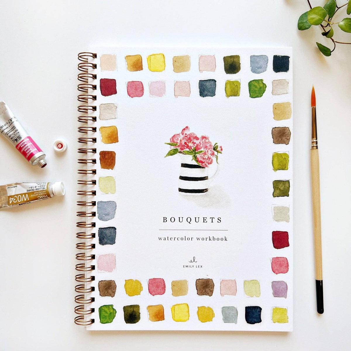 Watercolour Workbook - Bouquets