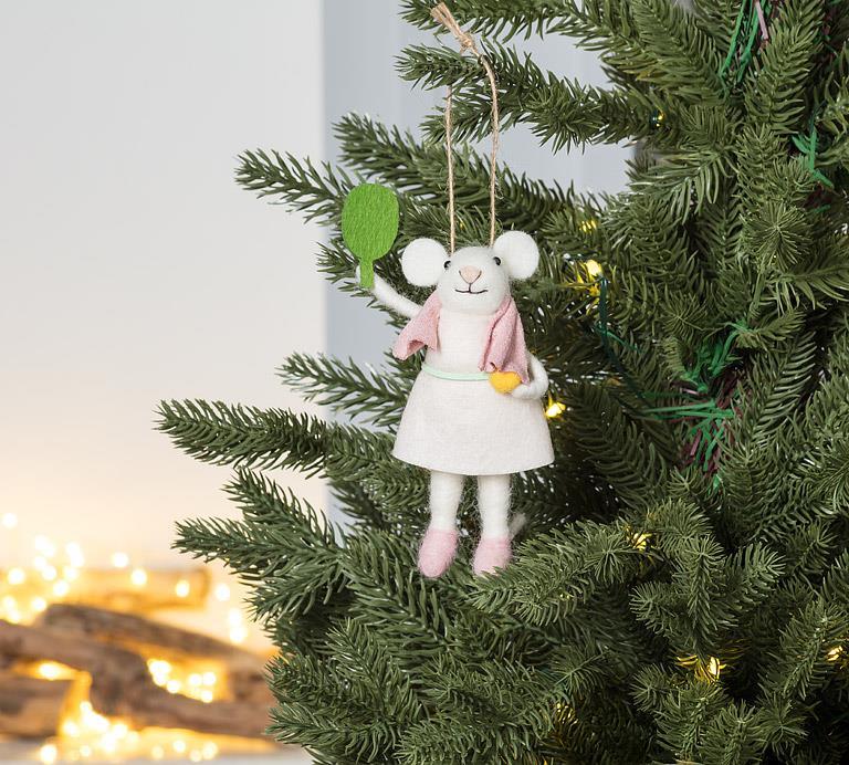Ornament - Pickleball Mouse