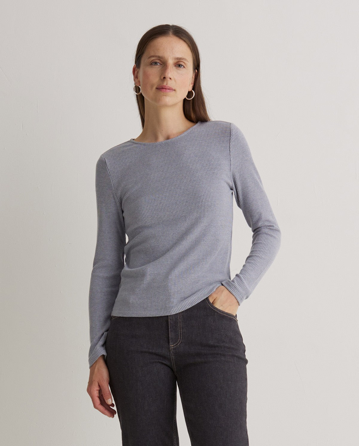 Yerse ribbed long sleeve