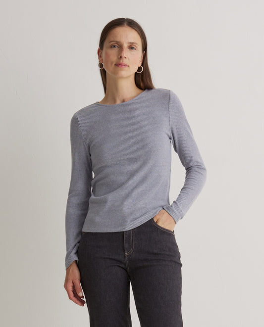 Yerse ribbed long sleeve