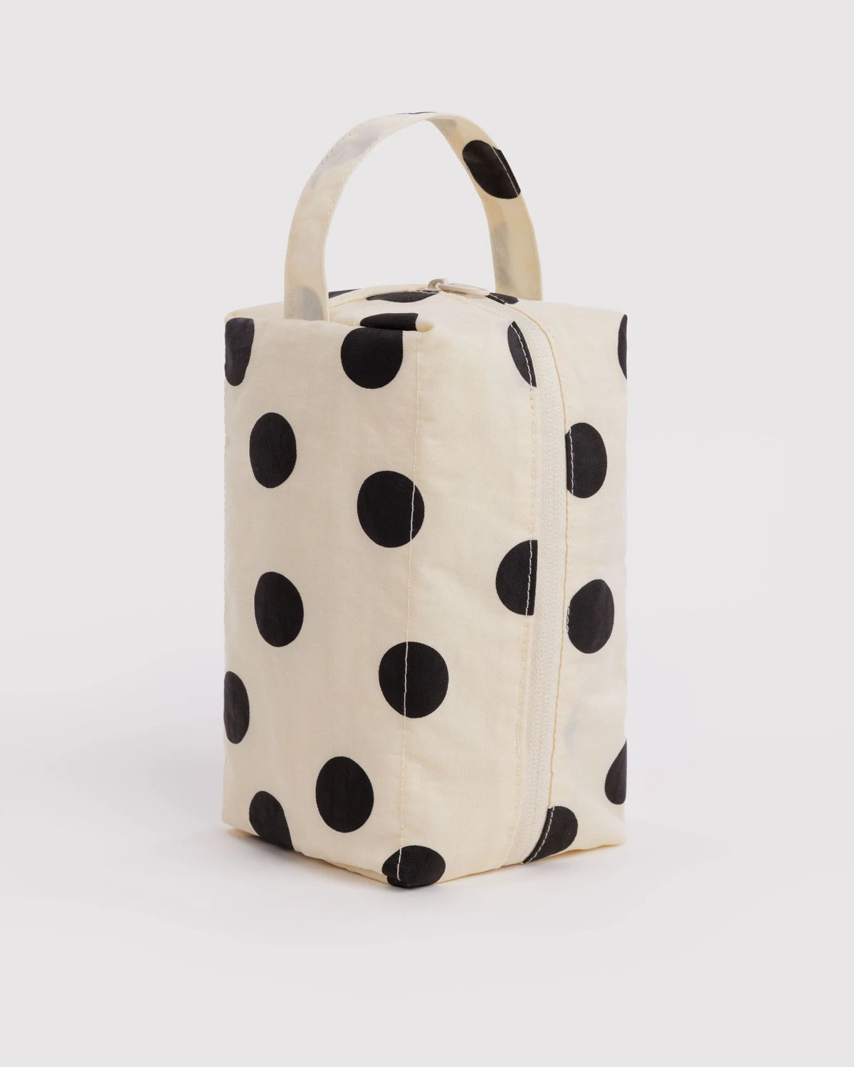 Dopp Kit - Crème/Black Polka Dot