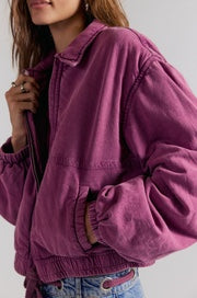 Free People Birdie Washed Jacket