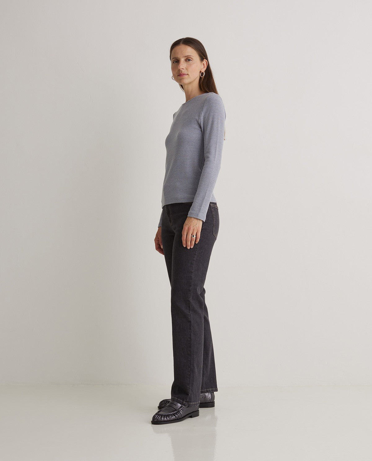 Yerse ribbed long sleeve