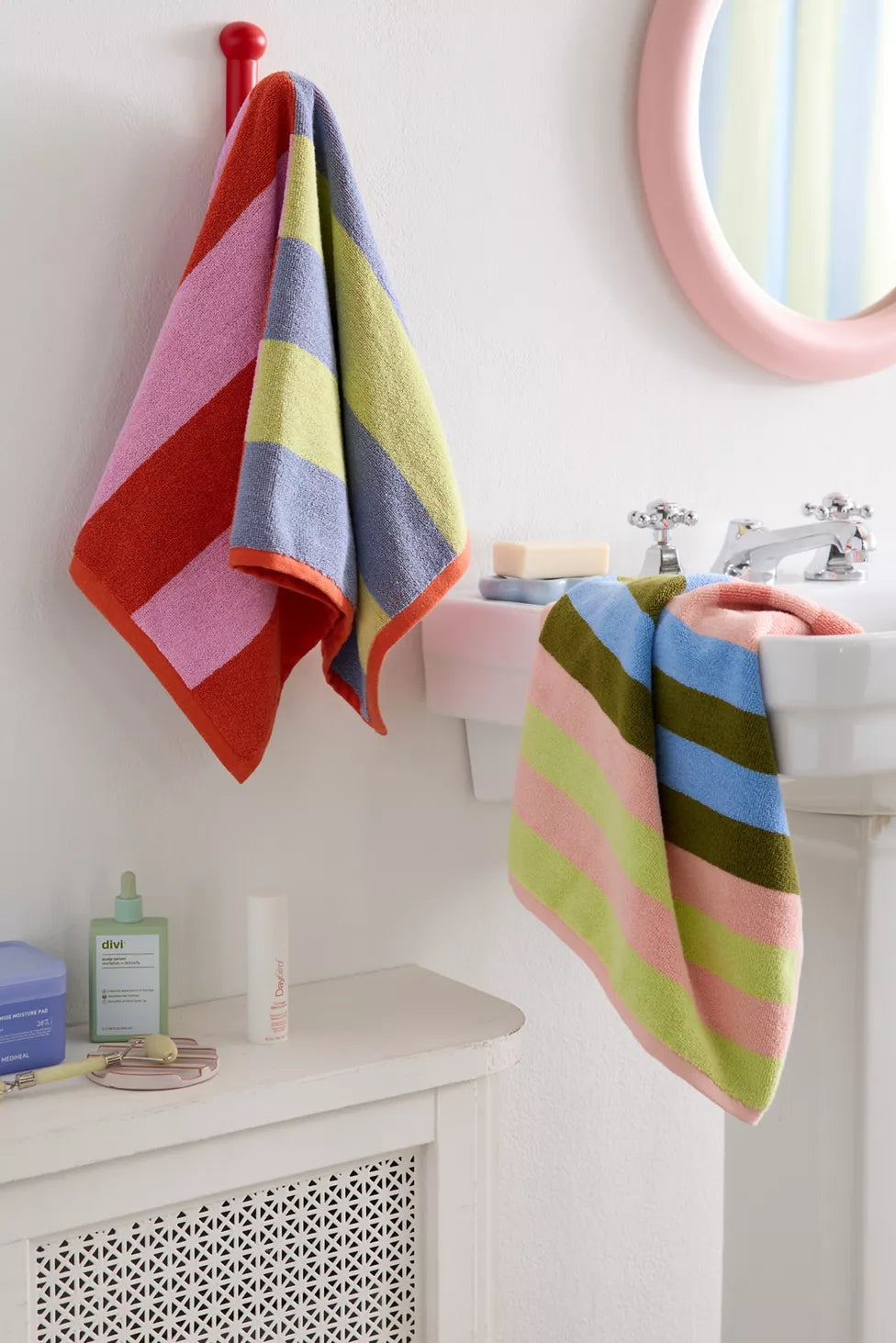 Hand Towel Set of 2 -  Pool Stripe