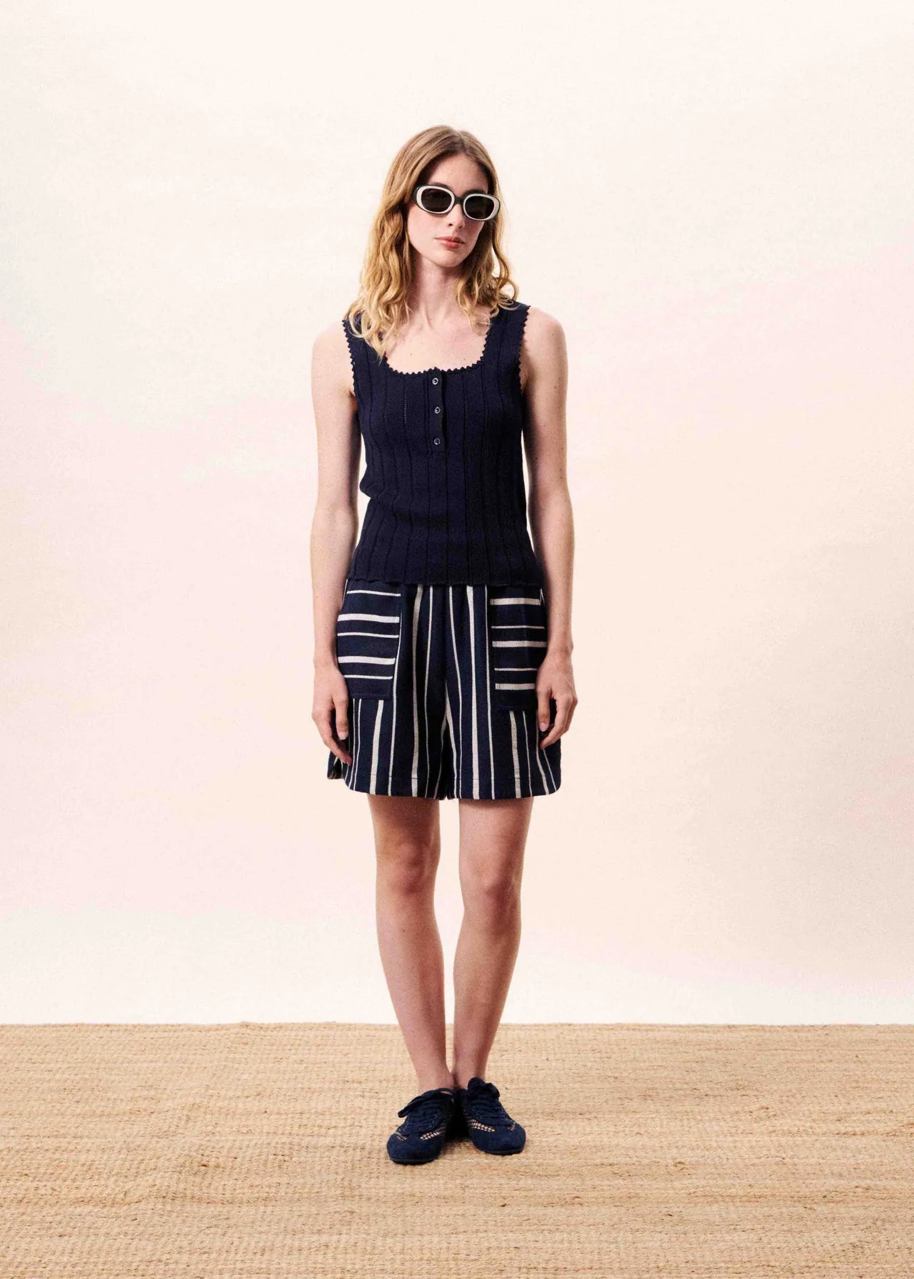 Frnch Dundee Top | Marine Blue