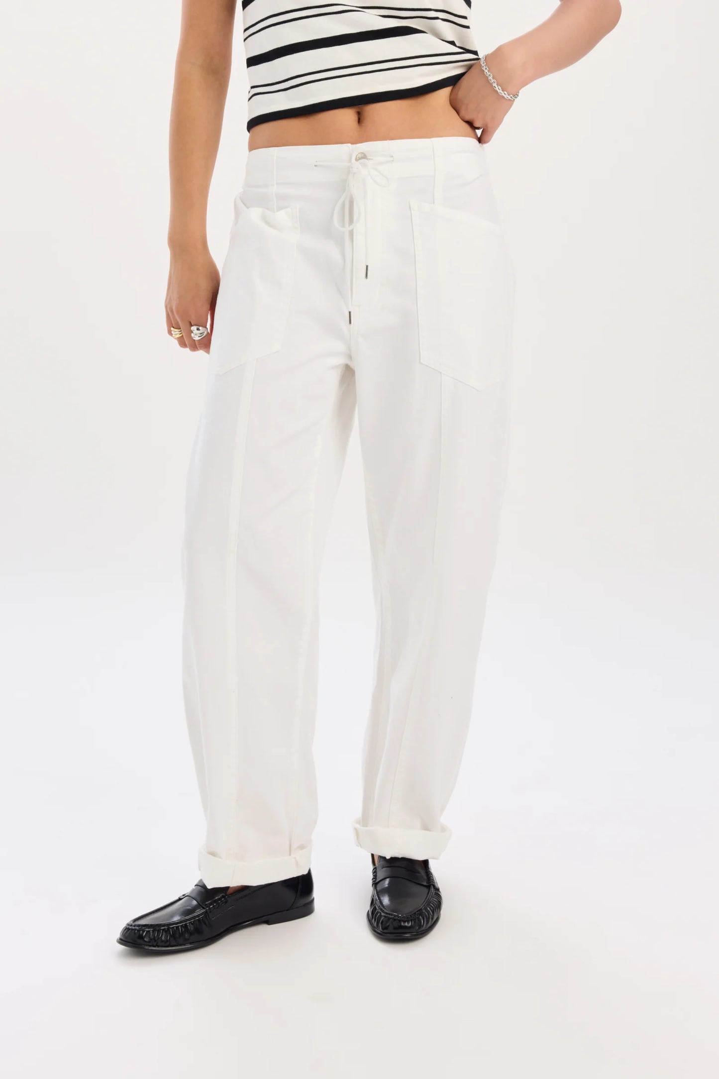 Daze Villa Barrel Pant | Lamb