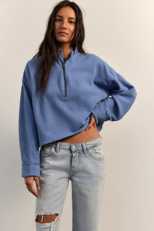 Free People Celeste Quarter Zip