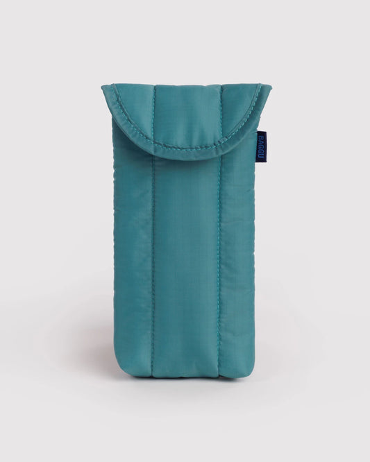 Puffy Glasses Sleeve - Peacock