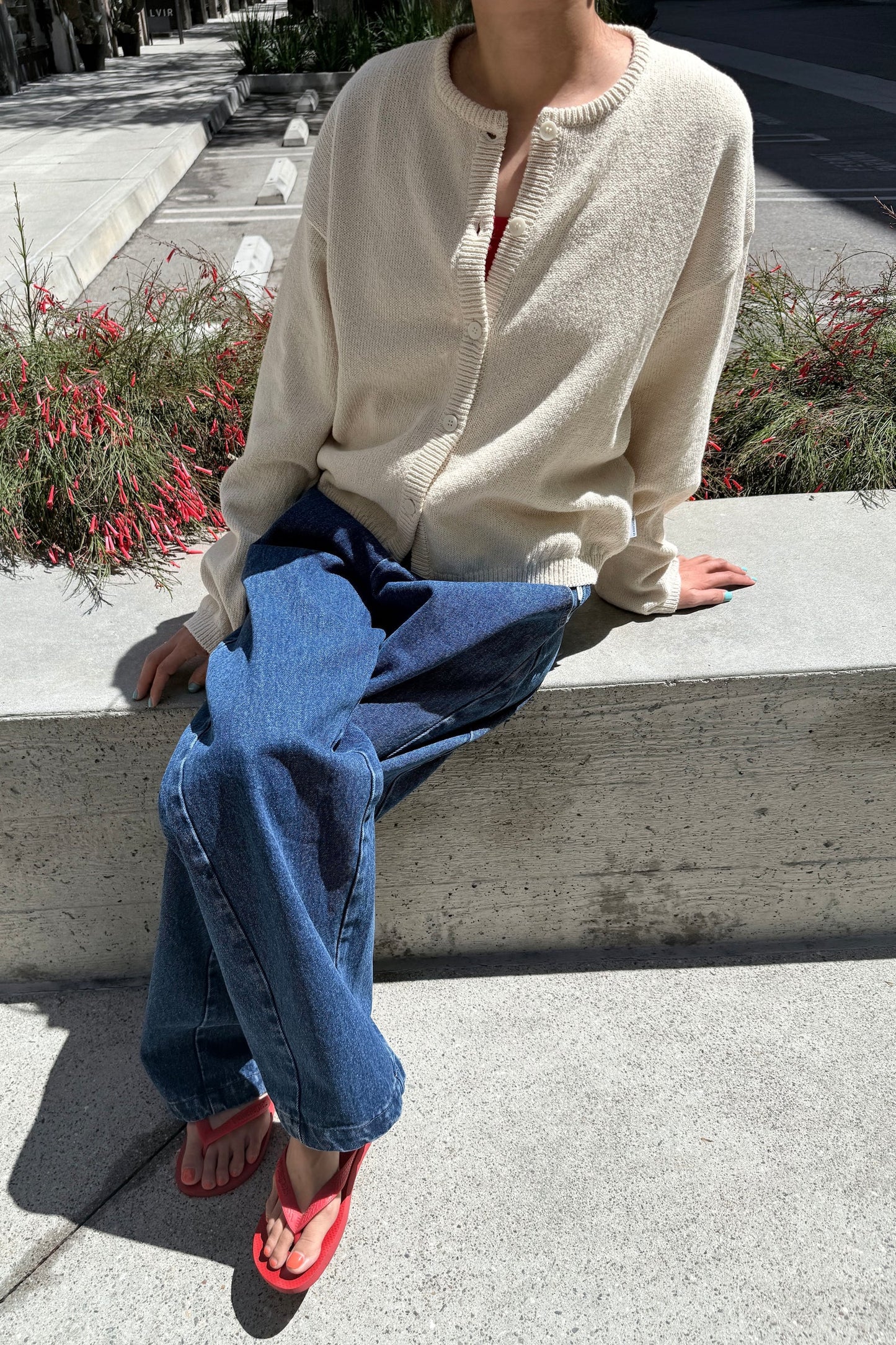 LeBon Leila cotton cardigan