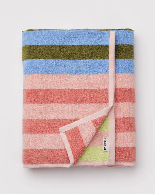 Bath Towel - Sherbert Stripe