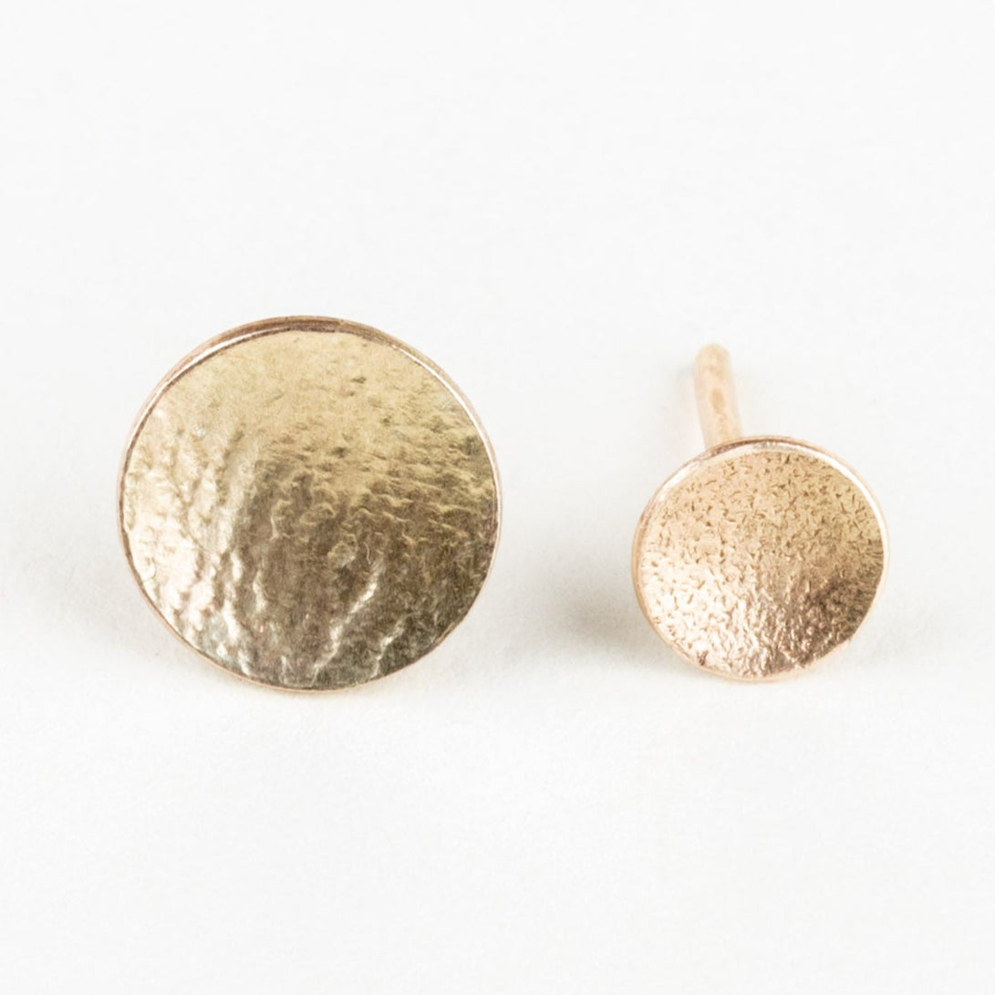 Lisa Fletcher - 10k Orbit Textured Studs
